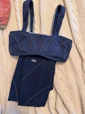 ALO Yoga Navy SET!!!!